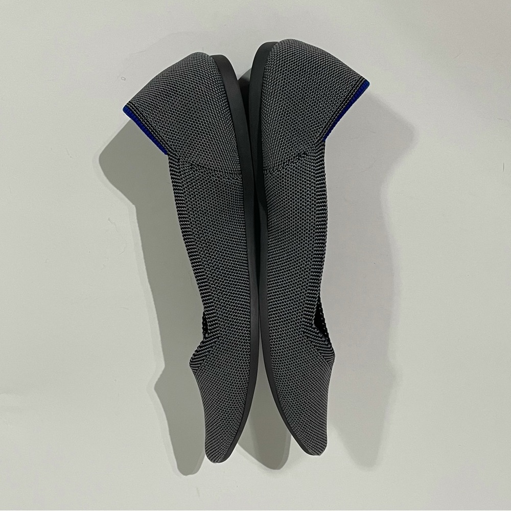 Rothy's The Point Cloud Grey 8.5 Womens Flats Retired Color - Picture 6 of 13